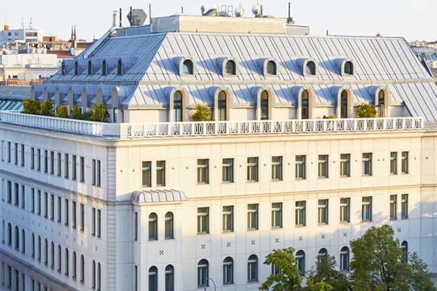 Stoßwellenzentrum Wiener Privatklinik. Luftaufnahme der Wiener Privatklinik Stoßwellenzentrum Wiener Privatklinik. Luftaufnahme der Wiener Privatklinik